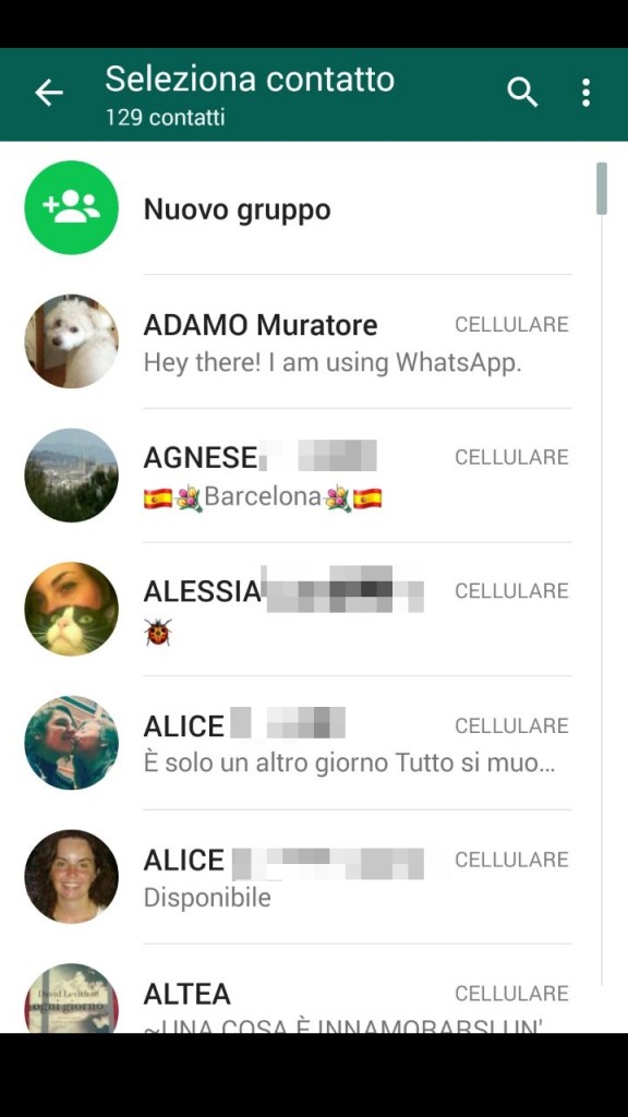WhatsApp in Material Design 5