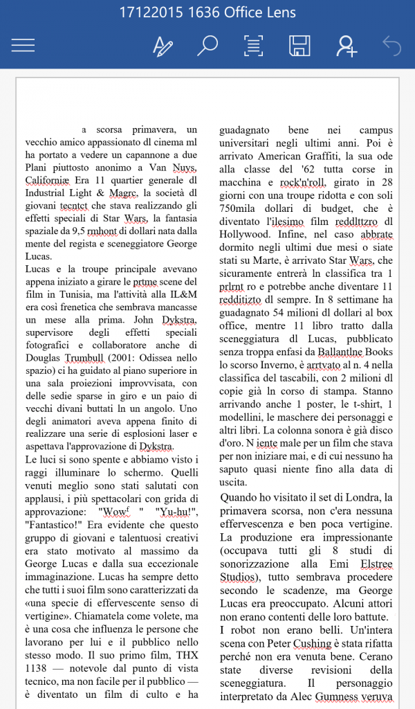 App OCR per Android 2