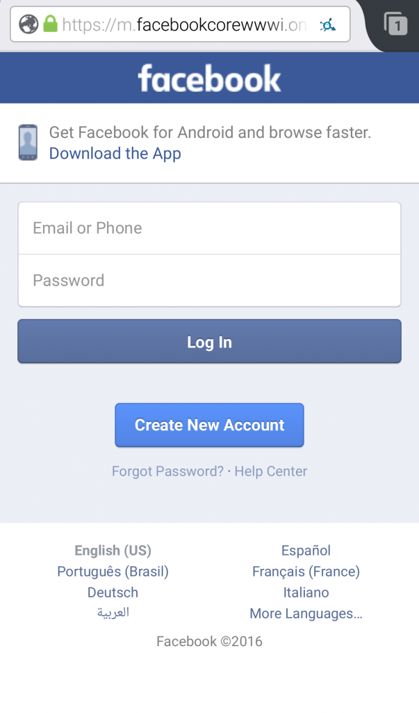 Come connettersi a Facebook tramite Tor 2