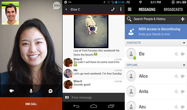 migliore app per videochiamare Android 9