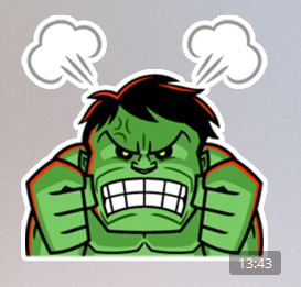Migliori stickers Telegram Marvel 8