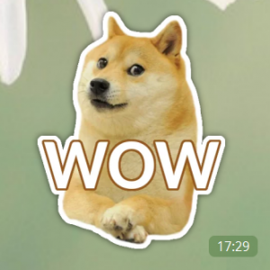 set di stickers Telegram di meme