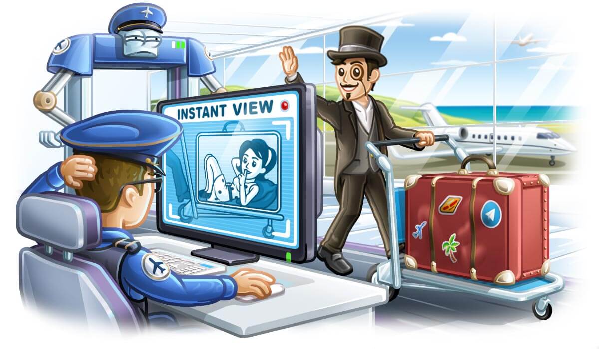 Telegram 4.0 Instant View