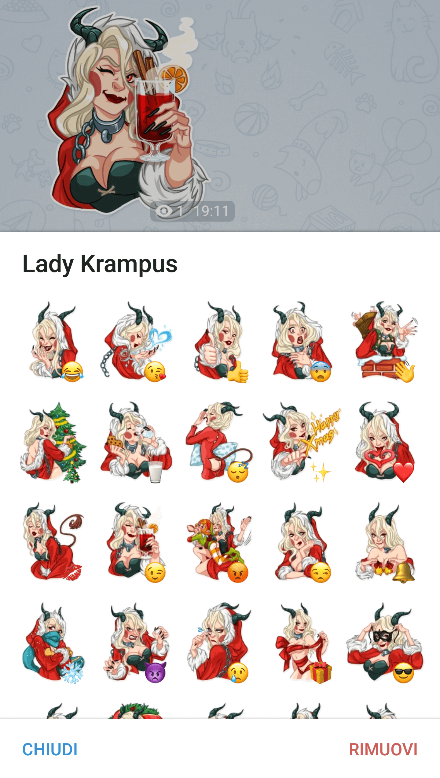 Stickers Natale.I 15 1 Migliori Set Di Stickers Telegram Di Natale E Capodanno